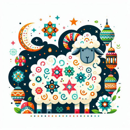 Illustration of a chocolate eclair on a white background with shadowのイラスト素材