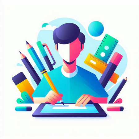 Vector illustration of electric car on white background, eps10.のイラスト素材