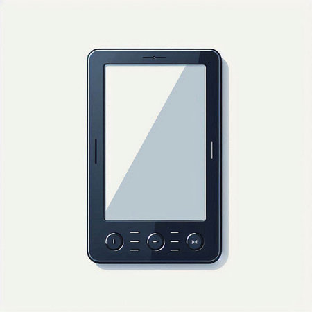 Smart phone isolated on a white background. Vector illustration. Eps 10.のイラスト素材