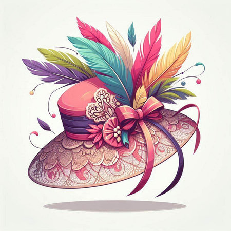 Vector illustration of fashion bag with colorful geometric pattern on white background.のイラスト素材