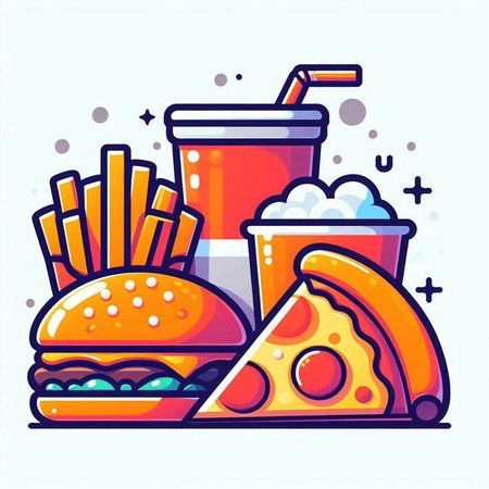 Businesswoman holding clipboard and pen. Vector illustration in cartoon style.のイラスト素材