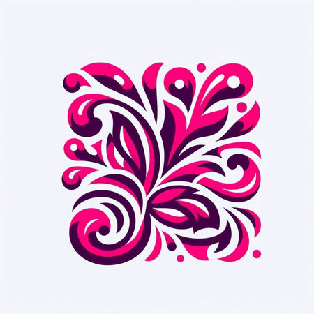Vector illustration of floral design element. Can be used for invitation, congratulationのイラスト素材