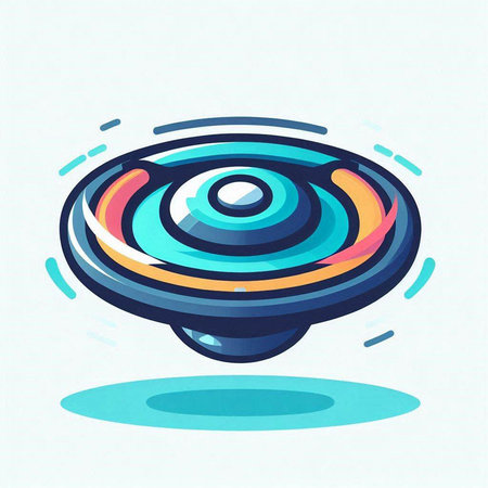 Illustration of a planet in a flat style. Vector illustration.のイラスト素材