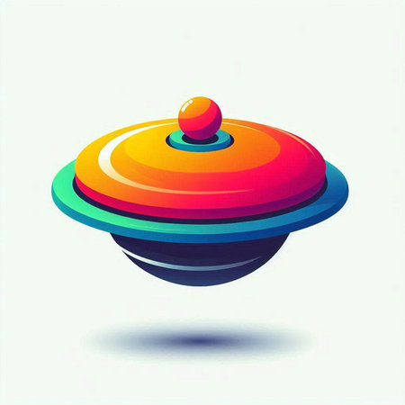 abstract icon of the planet Saturn. Vector illustration. Eps 10のイラスト素材