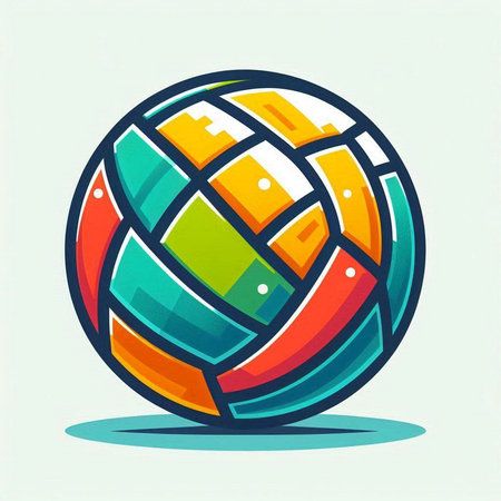 Colorful abstract globe icon, vector illustration. Flat design style.のイラスト素材