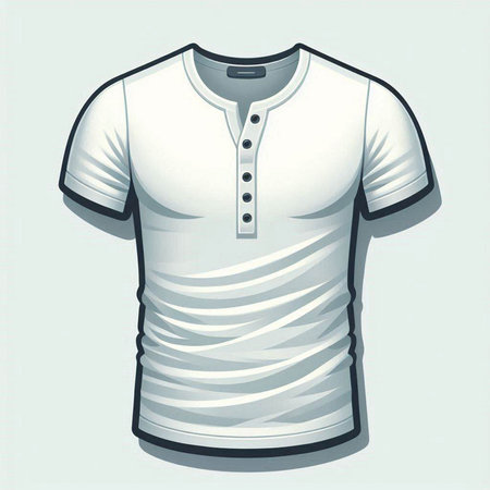 White polo shirt design template, vector illustration eps 10.のイラスト素材
