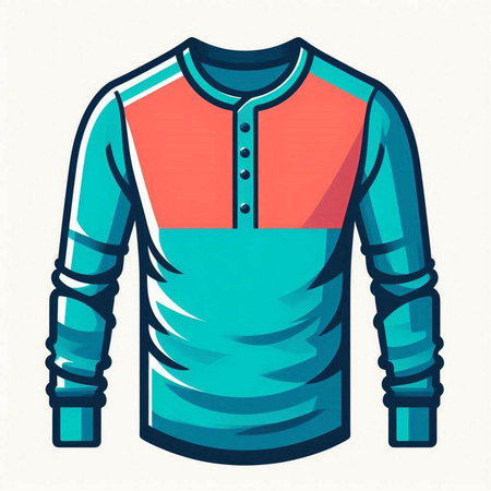 Sportswear, polo shirt, vector illustration in cartoon styleのイラスト素材