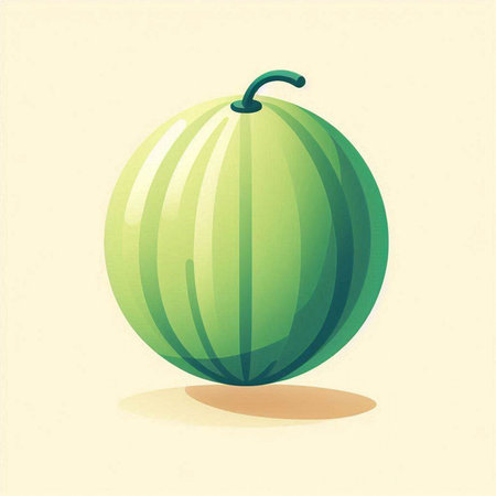 watermelon on a light background, vector illustration, eps10のイラスト素材