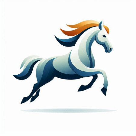 Horse vector icon isolated on a white background. Horse vector iconのイラスト素材