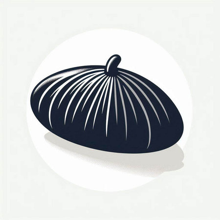 Illustration of pumpkin on a white background. Vector illustration of a pumpkin.のイラスト素材