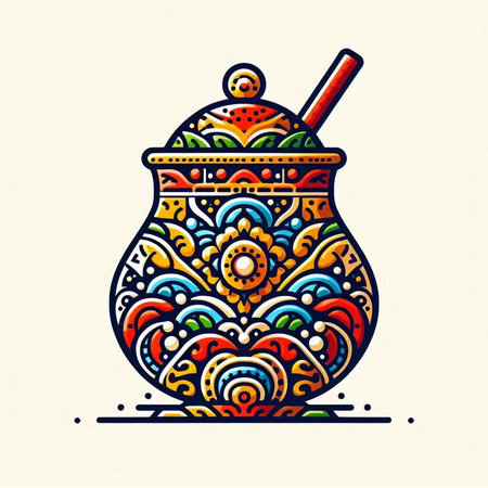 Illustration of a glass of beer on a white background - vectorのイラスト素材