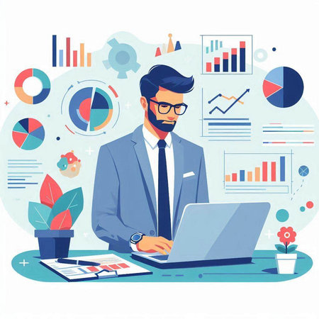 Cute cartoon baby koala isolated on white background. Vector illustration.のイラスト素材