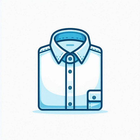 Shirt icon. Vector illustration. Isolated on white background.のイラスト素材