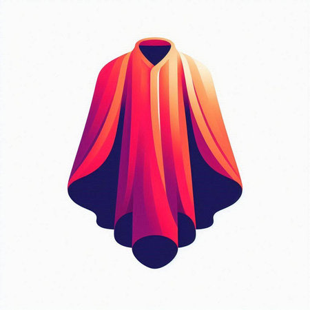 Vector illustration of a tropical plant with orange flowers and green leaves.のイラスト素材