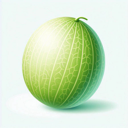 Watermelon vector illustration. Isolated watermelon on white background.のイラスト素材