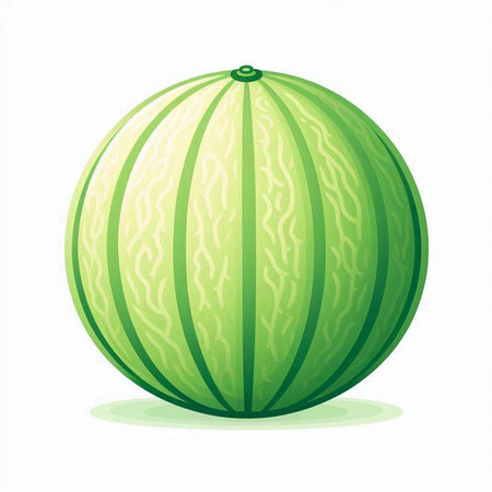 Watermelon. Vector illustration. Isolated on a white background.のイラスト素材