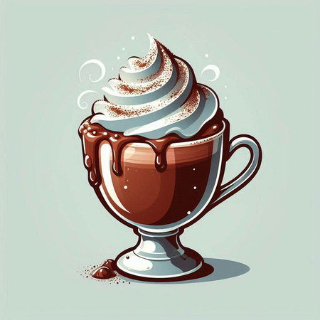 Colorful hot air balloon isolated on white background. Vector illustration.のイラスト素材