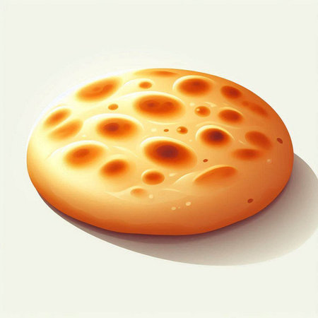 Illustration of a cheese on a white background with a shadow.のイラスト素材