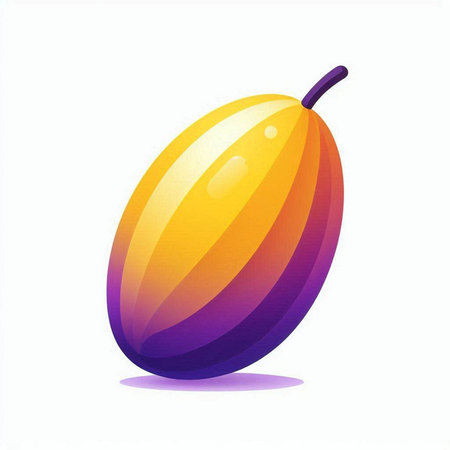 mango fruit isolated on a white background. vector illustration EPS10のイラスト素材