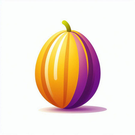 pumpkin on a white background, vector illustration, eps10のイラスト素材