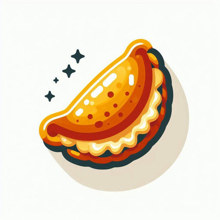 Illustration of a seashell on a white background. Vector illustrationのイラスト素材