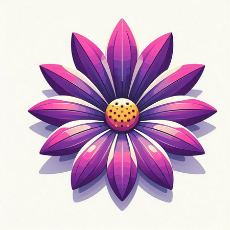 Beautiful flower on the white background. Vector illustration. Eps 10のイラスト素材