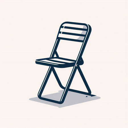 Director's chair icon. Vector illustration. Isolated on white background.のイラスト素材