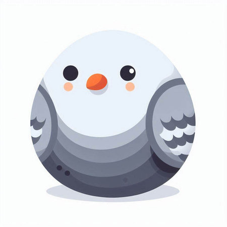 Snowman. Christmas and New Year greeting card. Vector illustration.のイラスト素材