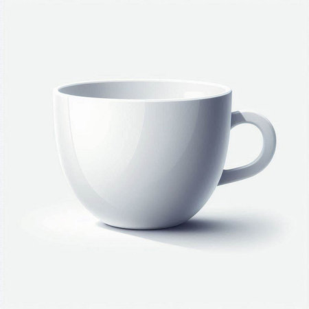 Coffee cup isolated on a white background. Vector illustration.のイラスト素材