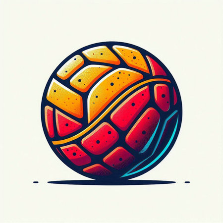 Basketball ball vector illustration. Hand drawn retro style design element.のイラスト素材