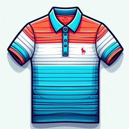 Polo t-shirt design, vector illustration eps 10.のイラスト素材