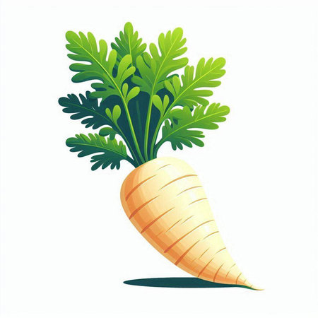Carrot isolated on white background. Vector illustration. Eps 10.のイラスト素材