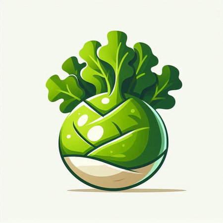 Cabbage icon isolated on white background. Cabbage vector illustration.のイラスト素材