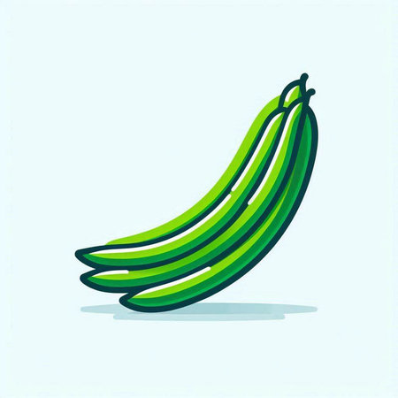 banana icon, vector illustration, eps10, no transparencyのイラスト素材