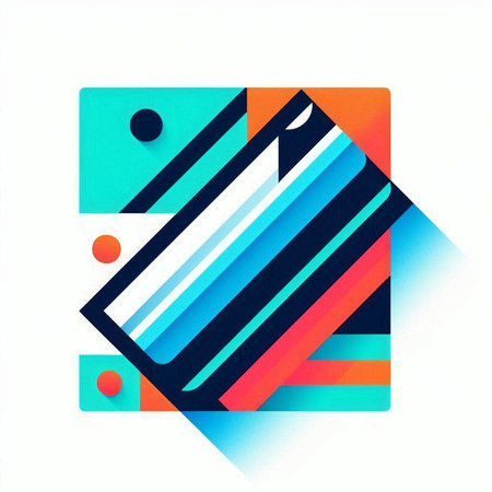 Abstract geometric background with place for your text. Vector Illustration.のイラスト素材