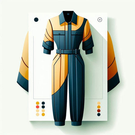 Vector illustration of a mannequin in the form of an astronautのイラスト素材