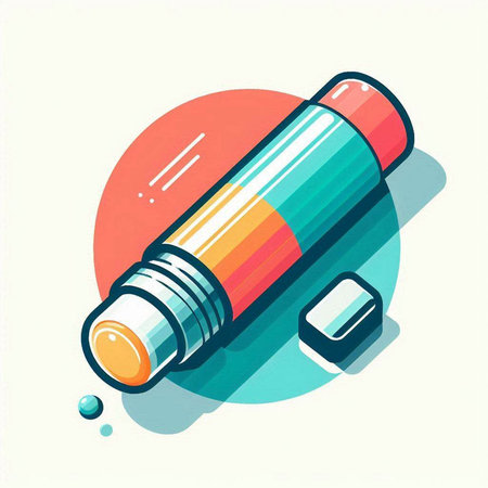 Pencil icon. Flat design, vector illustration, eps 10.のイラスト素材