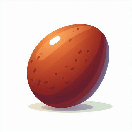 Illustration of an Easter egg isolated on a white background - vectorのイラスト素材