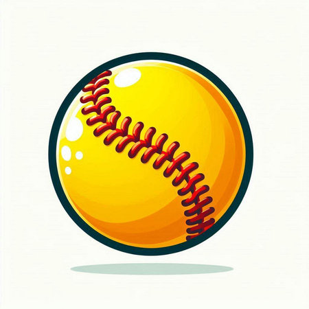 baseball ball, vector illustration, eps10, clip-artのイラスト素材