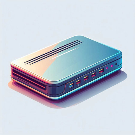 Wi fi router, vector illustration, eps 10, no transparencyのイラスト素材
