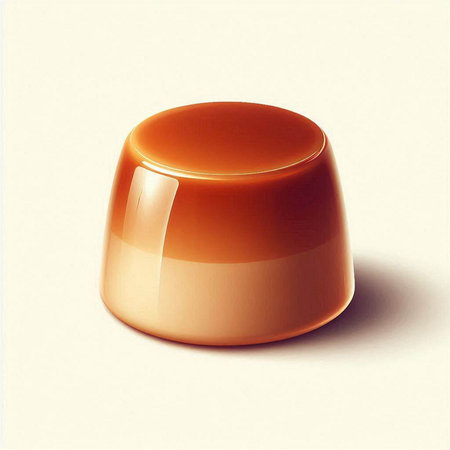 Illustration of a small brown ceramic bowl on a white background.のイラスト素材