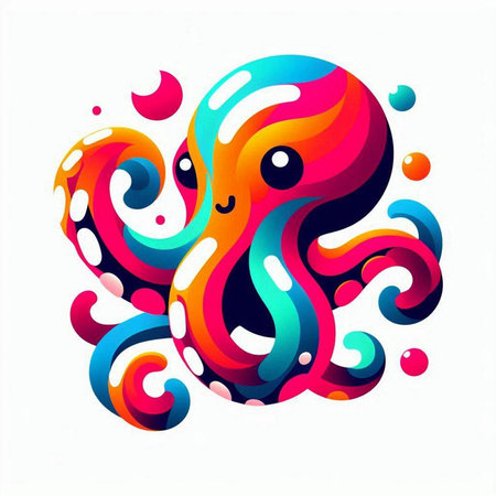 abstract colorful wave on white background. vector illustration. eps 10のイラスト素材