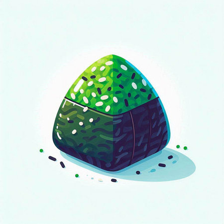 Illustration of a colorful easter egg on a white background.のイラスト素材