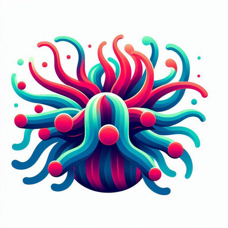 Colorful abstract vector design element. Can be used for banner, flyer, brochure, leaflet, poster, web design.のイラスト素材