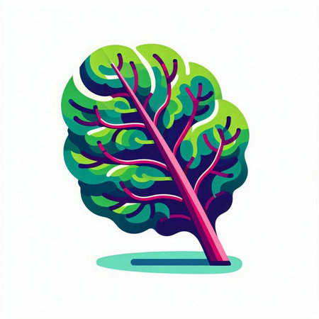 Illustration of a leafy beetroot isolated on a white backgroundのイラスト素材