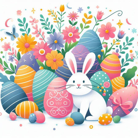 Illustration of a croissant on a white background with starsのイラスト素材