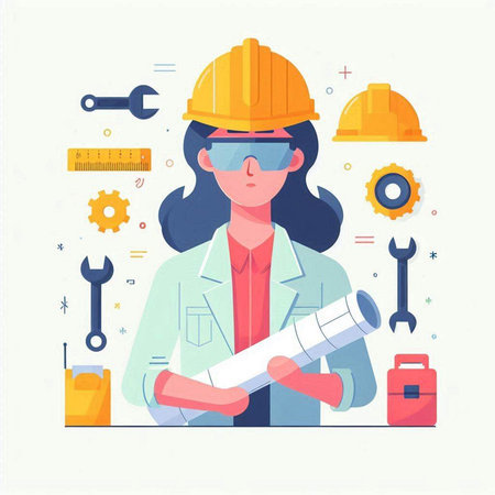 Blue floral bouquet with dahlia flowers. Vector illustration.のイラスト素材