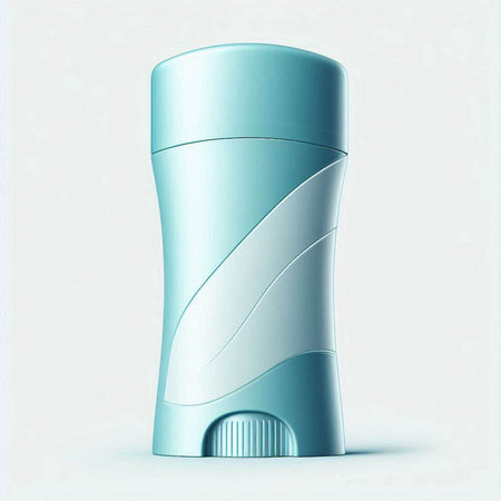 Illustration of deodorant in a bottle on a white backgroundのイラスト素材