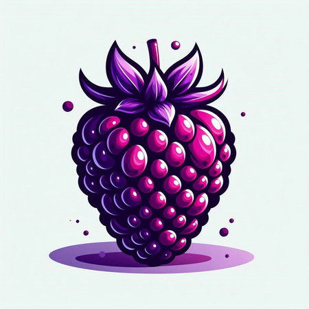 Set of different cakes with strawberries and macaroons. Vector illustration.のイラスト素材