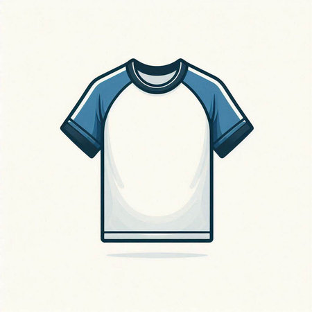 T-shirt design. Vector illustration of a t-shirt.のイラスト素材